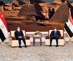 التقى السيد الرئيس عبد الفتاح السيسي اليوم بالقصر الجمهوري في العاصمة السودانية الخرطوم