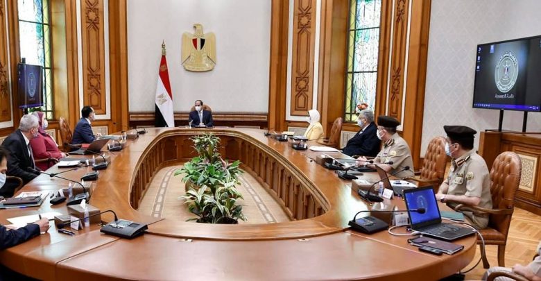 اجتمع السيد الرئيس عبد الفتاح السيسي اليوم مع الدكتور مصطفي مدبولي