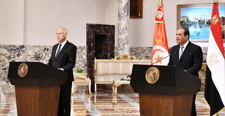 كلمة السيد الرئيس عبد الفتاح السيسي خلال المؤتمر الصحفي المشترك مع رئيس الجمهورية التونسية