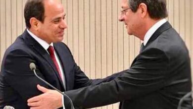 تلقى السيد الرئيس عبد الفتاح السيسي اليوم اتصالاً هاتفياً من الرئيس نيكوس أناستاسيادس، رئيس جمهورية قبرص